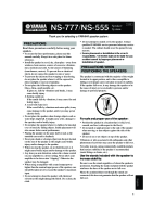 Yamaha NS-777-Owners-Manual 